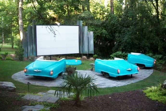 Pomysł na kino ogrodowe